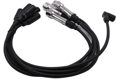 SHLPDFM 5x Zündkabel Zündungskabel Zündspule Zündkabelsatz Zündleitungen für VW Golf 1 Cabrio Golf 2 3 Caddy AUDI 80 B2 B3 Coupe 85 891H0998031
