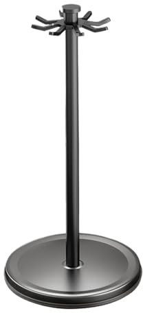 Juego de utensilios de cocina, soporte para utensilios de cocina, soporte para utensilios de cocina con 8 colgadores, soporte giratorio de acero inoxidable, para ahorrar espacio, giratorio, para