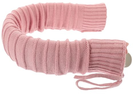 Healeved Borsa Dell’acqua Calda a Forma Di u Copertura in Maglia Rimovibile, Borsa Per Acqua Calda Riempibile Per Collo e Vertebra Cervicale, Scaldacollo Termico Per Uso Domestico e Viaggio