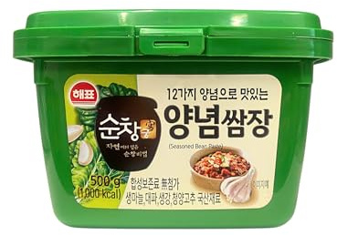 Sajo Haepyo Ssamjang 500g - Traditional Korean Seasoned Soybean Paste, Perfect for Lettuce Wraps, Dipping, and Grilled Meats, BBQ (Pack 1)