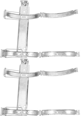 Holibanna 2stücke Feuerlöscher Halterung Aus Edelstahl Wandhalterung Platzierungshalterung Für Auto LKW Feuerlöscheraufhängung Feuerlöscherständer Feuerlöscherteile