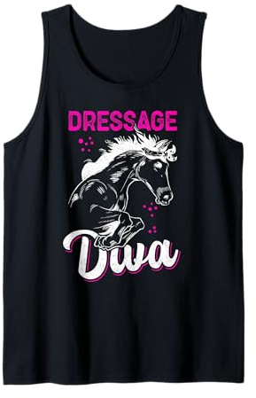 Dressage Diva Equestrian Rider Quote Tank Top