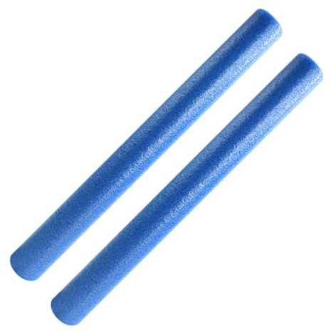 Jiuvaso 2 Pezzi di bastoni da Boxe, Attrezzature artistiche, aste da Sparring di precisione Leggere, bastoni da Allenamento per Il Combattimento per, Blu, 65 Cm