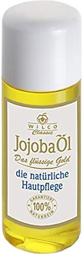 Wilco Classic Jojoba Öl - 15 ml to go-Flasche - 100% vegan & naturrein - intensive Feuchtigkeitspflege mit 99% Hautverträglichkeit