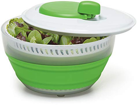 Small Collapsible Salad Spinner - half the size without compromising on features