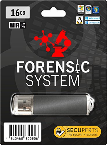 SecuPerts Forensic System - Outil d'analyse pour ordinateur et réseau - Clé USB 3.0 16 Go