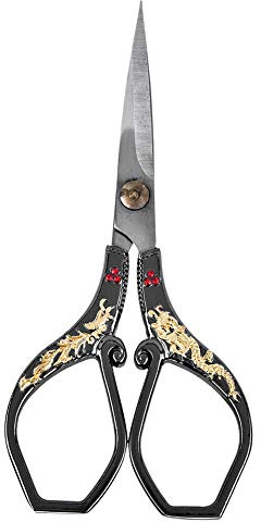 Akozon Schere Weinlese Edelstahl nähende Schere klassisches Ausschnitt Stickerei Handwerks Werkzeug DIY für Stickerei, Stickschere, Nähen, Handwerk, Kunst Arbeit und Alltag