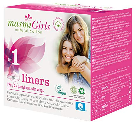 Masmi - Masmi Girls Protegeslips con Alas - 12 Unidades