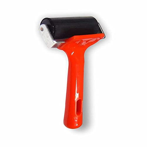 3 Ace Crafts 1 Lino Brayer Roller 4(102mm) Block Printing Tool, Ink Roller for Screen Print and Printmaking Wallpaper, Stamping and Scrapbooks, Rubber Roller for Gluing and Craft Activities