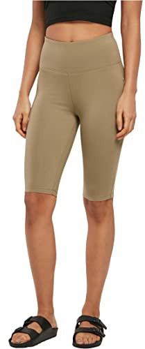 Urban Classics Damshorts med ekologisk stretch jersey cykelshorts, kaki, S
