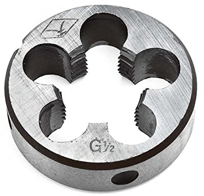 ICAMAS HSS Rohrgewinde Schneideisen BSP 1/8 1/4 3/8 1/2 3/4 HSS Schnellarbeitsstahl Rohrgewinde BSP Schneideisen Handwerkzeuge Schneideisen 1St (Color : G1/2 14)