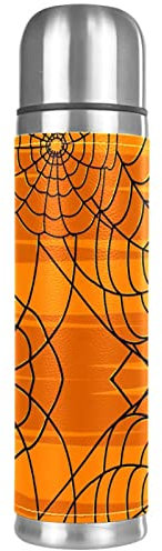 Isolierte Wasserflasche Edelstahl-Wasserflaschen Metall-Wasserflasche,Halloween Spinnennetz