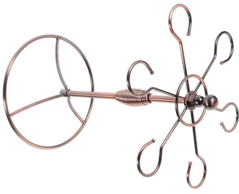 LALADEFIEE Portabicchieri Battuto Per Freestanding Rack Per Design Attorcigliato Per Ridotto e