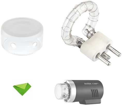 GODOX AD300Pro AD300 Pro Flash Tube 300Ws - Sostituzione originale con copertura protettiva in vetro AD300 Pro Flash Monolight Flash esterno