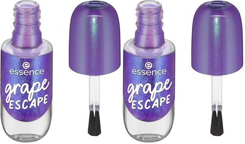 Essence Cosmetics Gel Nail Colour Esmalte De Uñas, De Larga Duración, Expresión Del Resultado, Secado Rápido, Brillante, Color Intenso, 8 ml (Paquete de 2)