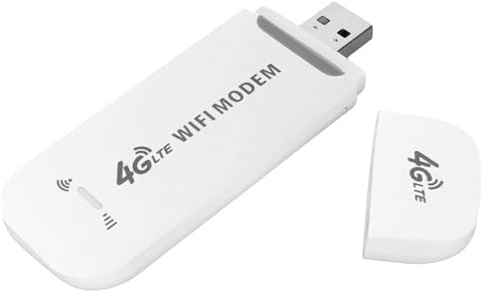 Adattatore Wifi Usb - Scheda di rete wireless 4G, router WiFi Lte Usb | Pratico adattatore wireless dongle per smartphone, tablet, PC, computer, laptop, bianco