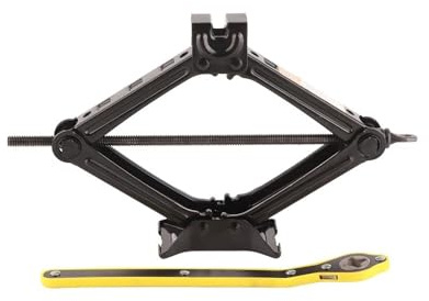Cric de voiture, cric de levage à ciseaux, capacité de charge de 2 tonnes, construction en acier, cric de levage portable for voiture, camion, fourgonnette, SUV Accessories