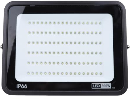 Plyisty 200W LED Spotlight with Bright Work Light for Warehouse Construction Workshop, IP66