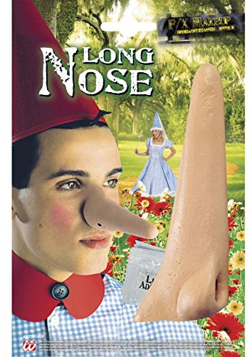 Sancto Pinocchio Nase mit Kleber Zubehör für Fasching