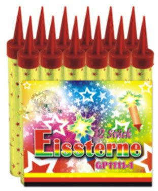 Panda 24 EISSTERNE Zaubersterne Party Tortenfontäne a ca. 30 Sek Aktivhandel