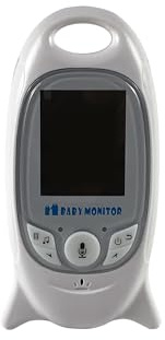 XCSOURCE® Bébé Moniteur 2 LCD Couleur Babyphone 2.4 GHz Vidéo Numérique Baby Monitor + Caméra Vidéosurveillance Sans Fil 2 Voies IR Audio Bidirectionnelle avec 2.0 Nocturne Sécurité Blanc AH006