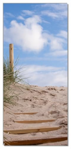 posterdepot Türtapete Türposter Auf der Holztreppe zum Strand - Größe 93 x 205 cm, 1 Stück, ktt0301