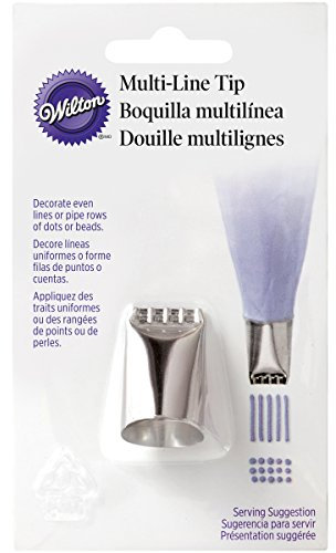 Wilton Boquilla de Decoración, Acero Inoxidable, Metal, 2.34x7.72x13.41 cm