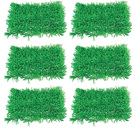 Beistle Gewebe-Grasmatten, 38,1 x 76,2 cm, Grün, 6 Stück