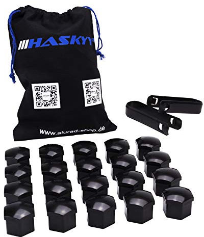 20x Universale Copridadi 19 mm I Tappi a Vite Ruota Set Universale I 20x pezzi per bulloni ruota I MADE IN GERMANY I Copridadi Ruota di Auto Accessori