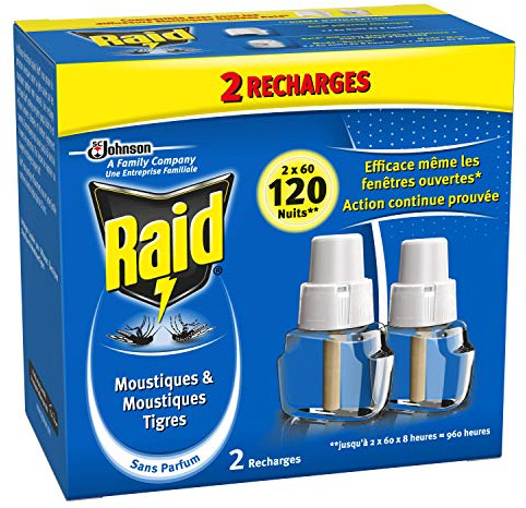 Raid Household Electric Insecticide Liquid Refill 2 x 60 Nights