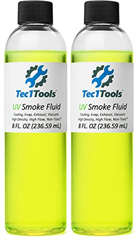 Tec1Tools Recambio de líquido de Humo UV – Paquete Doble de Botellas de 8 onzas para máquinas de Humo EVAP