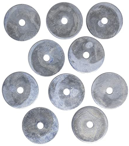 AERZETIX - C49688 - Juego de 10 arandelas de carrocería planas anchas - M4 Ø4.3x25x1.25mm - en acero galvanizado