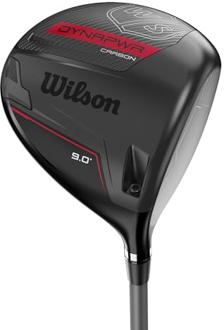 Wilson Staff Palo de Golf, Dynapower Driver, Carbono, para Hombre