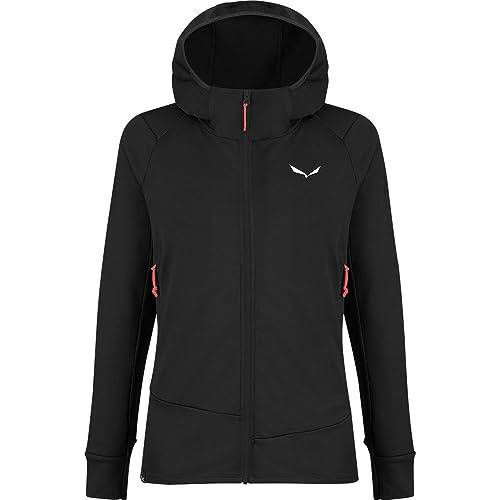 Salewa Damen Puez Polarlite Kapuzen Midlayer-Jacke Trekkingtouren Frauen Fleecejacke 00-0000028522 Pink XS-XL