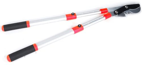 HYCHIKA Telescopic Garden Hedge Shears 99CM, Teleskop Astschere Amboss, Astscheren, Astschneider, Hochwertige Stahl-Klingen, Schneidet Ø50 mm max.Äste, für Frische und Verwelkte Zweige