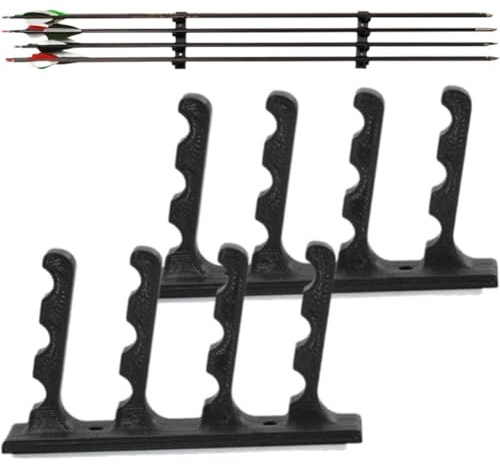 Zghhc 2pcs Bogen Pfeil Wand Aufhänger Bogenschießen Pfeil Halter Wand Halterung Lagerung Halterung Pfeile Display Rack Aufhänger Klammern