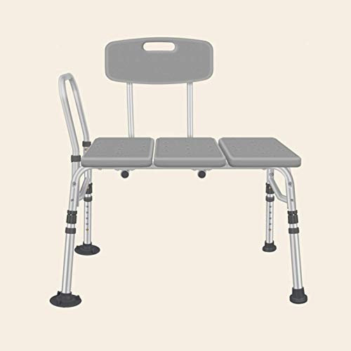 HPTHLY Sedia da Doccia per Anziani Panche Sollevatore per Vasca da Bagno Regolabile in Altezza per Anziani e Ausili per la Doccia Sedile per Doccia,(White)