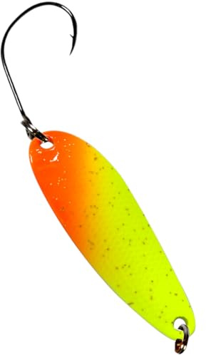 SEABUZZ Mini Barsch Forellen Spoon Blaze 3,5g 38mm Forellenköder | Barschköder - Angelhaken - Forellenköder Blinker Köder - Sport Fischköder - Kunstköder - Wobbler - Angelzubehör