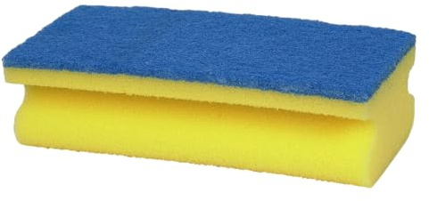 ABENA Blue Sponges, Kitchen Cleaning Sponge, Scouring Pads, Pot Scrubber, One Size, Pack of 10
