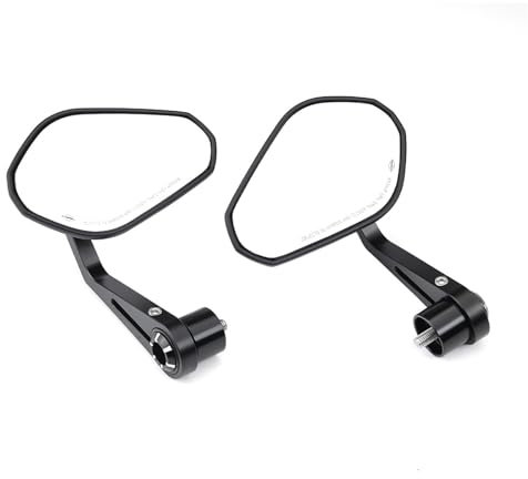 Lenkerendenspiegel Für K&AWASAKI Für Z125 Für Z250 Für Z300 Für Z650 Für Z750 Für Z800 Für Z900 Für Z1000 Motorrad Lenker Spiegel Bar End Spiegel(A)