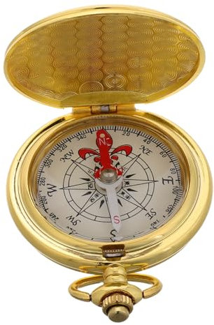 BRIGHTFUFU Retro Pocket Watch Kompass Aus Zinklegierung Tragbares Outdoor-navigationswerkzeug Für Camping Und Wanderungen Für Männer Und Frauen Geeignet