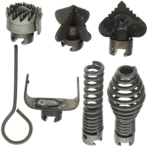 SEWOART Abflusswerkzeug-schneidkopf Zum Ausbaggern Kombinations-schneidkopf Für Abflussreiniger Einfach Zu Bedienen Und Langlebig