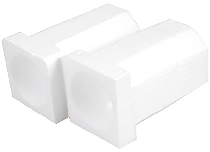 DOITOOL 2 Stück Schaumstoff Verpackungsblöcke 85mm Für Weinversandkarton Flaschenversender Schutz Für 1 Flasche Leichte Weinverpackung Sicherer Versand