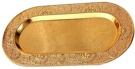 CONGARTENO Plateau De Service Rétro Organisateur De Fruits Plat De Présentation Pour Fête Décoration De Table Basse Assiettes De Service De Collation Facile à Nettoyer