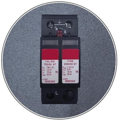 FFYOK Surge Arrester 2805402 VAL-MS 800/30 VF/FM DIN Rail Lightning Surge Protection 800 VAC 30 kA