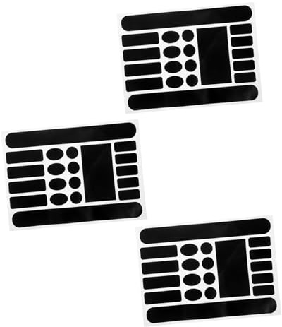 3 Stück Kettenstrebenschutzfolie für Falträder, Schwarz Pvc | Kettenstrebenschutz Aufkleber, Hochtransparent und Wetterfest, für Stadtfahrten und Trails