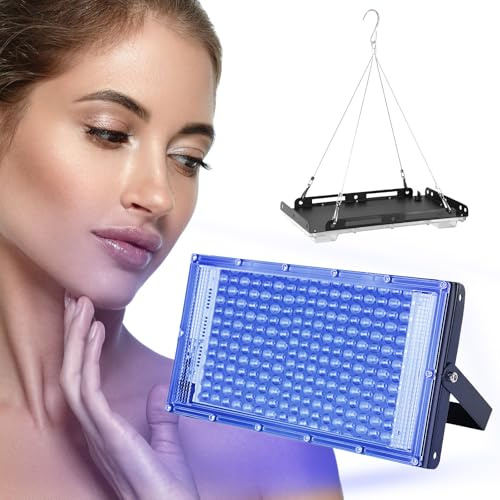 Solarium pour la maison, 15 W, portable, USB, lampe de bronzage avec 144 LED, crochet de suspension pour le visage et le corps, lampe de bronzage pour le visage et le corps, lampe de bronzage du