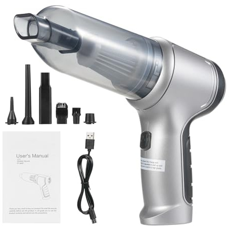 Aspirateur de Voiture sans Fil Puissant, Haute Aspiration, Portable, léger, Anti-poussière, Chargement USB, pour Le Nettoyage de la Maison et de la Voiture