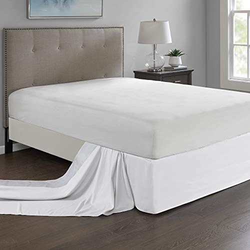 Madison Park Cache-sommier à Coupe Simple, 15,2 cm L x 599,4 cm L + 66,0 cm P, Blanc