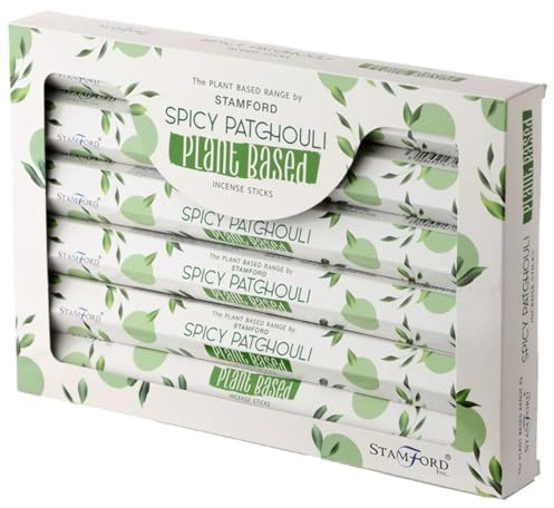 Stamford Bâtonnets d´Encens à Base de Plantes Hex-Patchouli Epicé 46105 Inciensos, Multicolor, Free Size